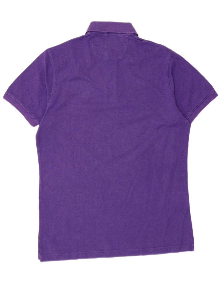 Boggi Polo Hombre Morado Medio Algodón