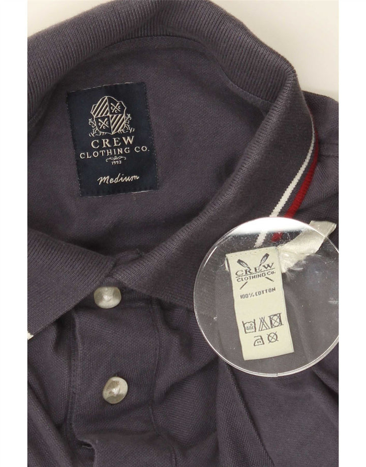 Crew Clothing Polo para hombre Algodón azul marino mediano