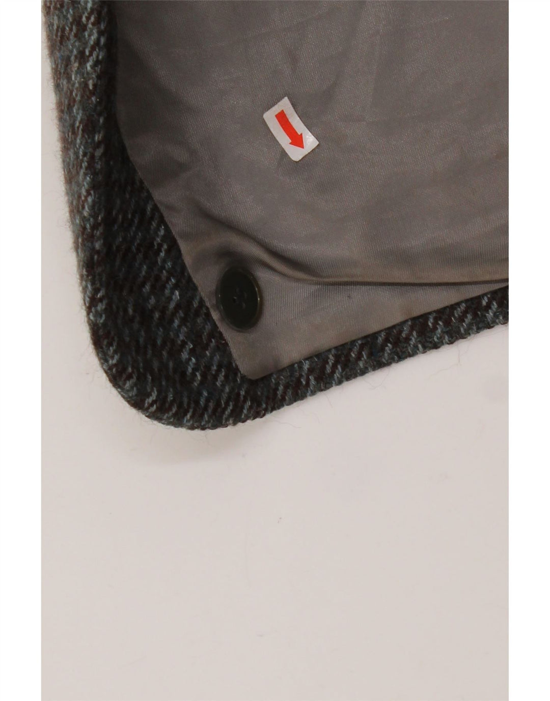 VINTAGE Chaqueta Blazer de 2 botones para hombre Reino Unido 38 Pata de gallo gris medio