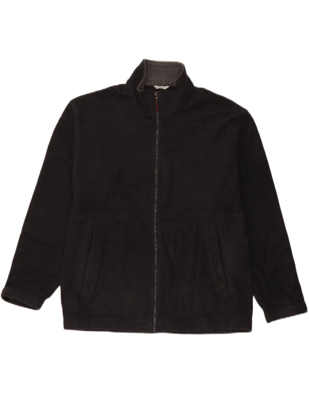 Marks & Spencer Chaqueta polar para hombre UK 38 Mediana Negro Poliéster