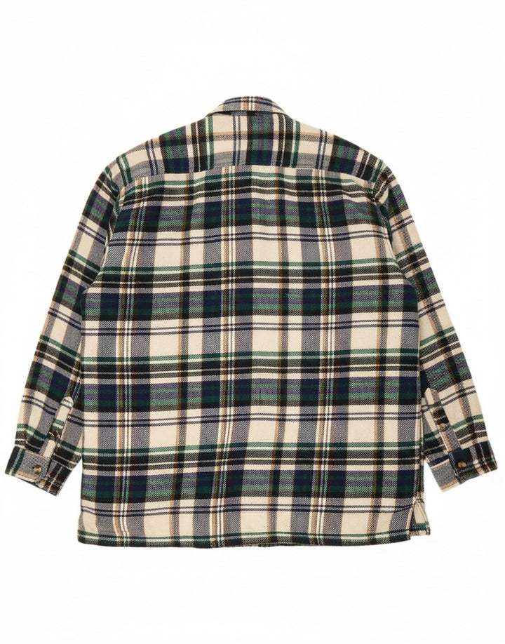 VINTAGE Mens Lumberjack Flannel Shirt XL Multicoloured Check Acrylic