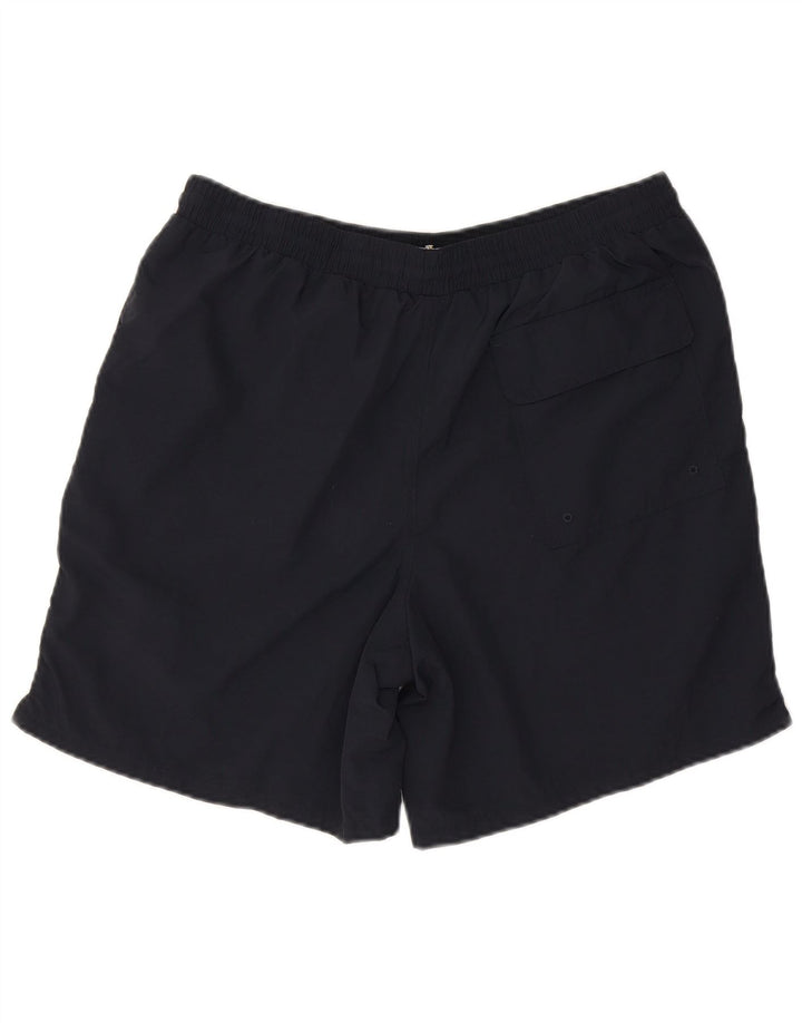 Lyle & Scott Bañador para hombre, talla grande, nailon azul marino