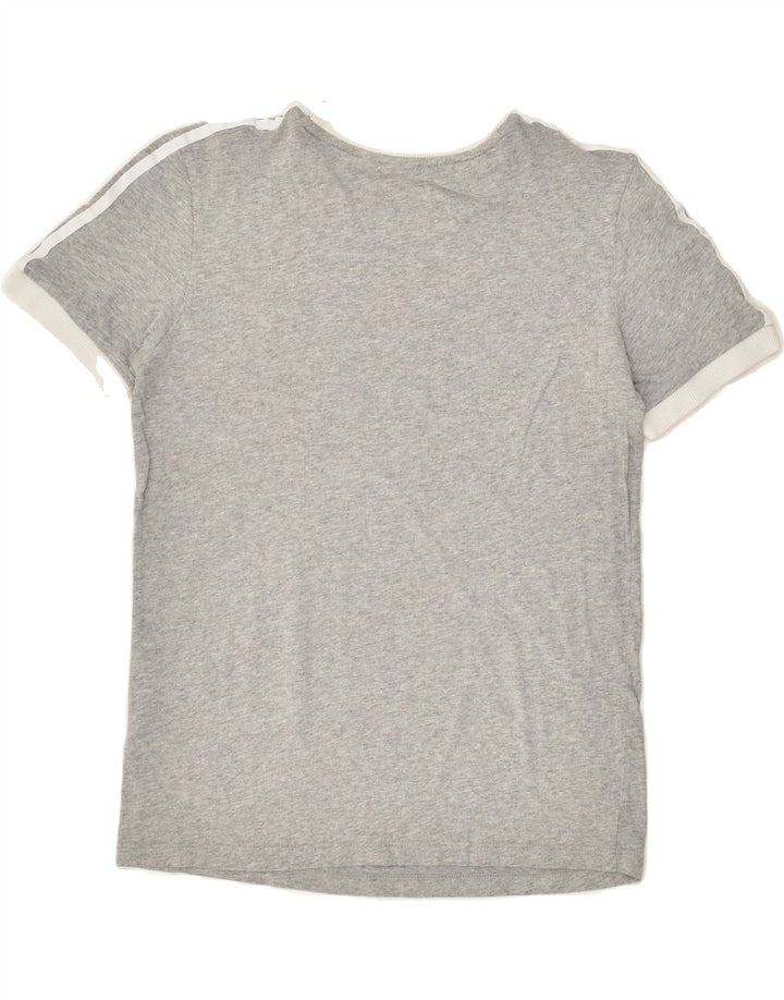 ADIDAS Womens T-Shirt Top UK 10 Small  Grey Cotton | Vintage Adidas | Thrift | Second-Hand Adidas | Used Clothing | Messina Hembry 