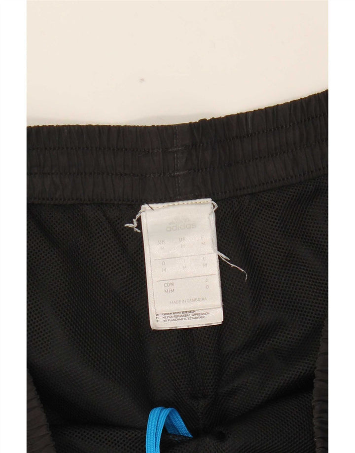 Adidas - Pantalones cortos deportivos para hombre, color negro medio, poliéster