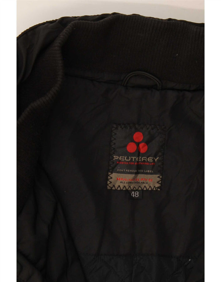 PEUTEREY Chaqueta utilitaria para hombre IT 48 Mediana Negra