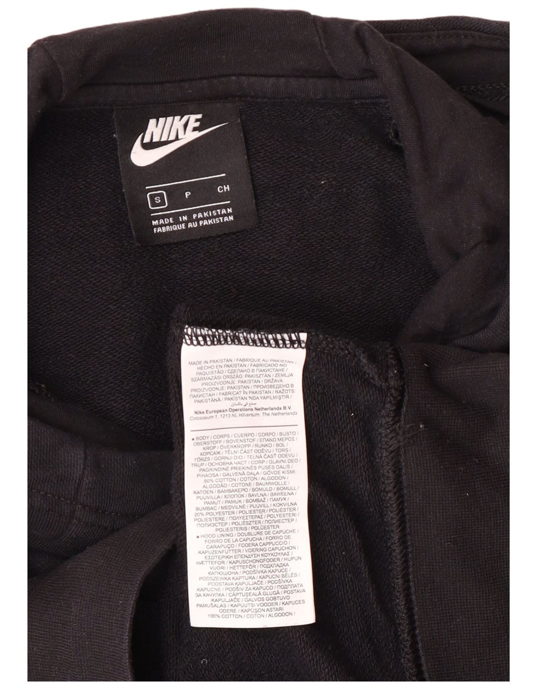 Nike - Sudadera con capucha para mujer, talla grande, algodón, color negro