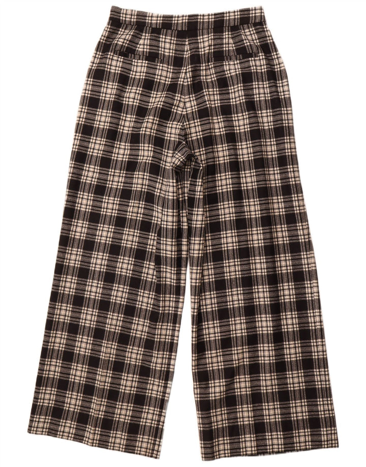 Massimo Dutti Pantalones Casuales Mujer EU 42 Large W32 L30 Black Check