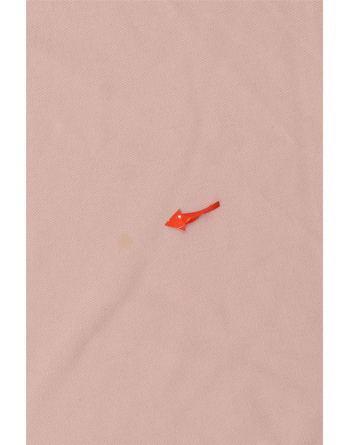 Polo Kappa Hombre Grande Rosa Algodón