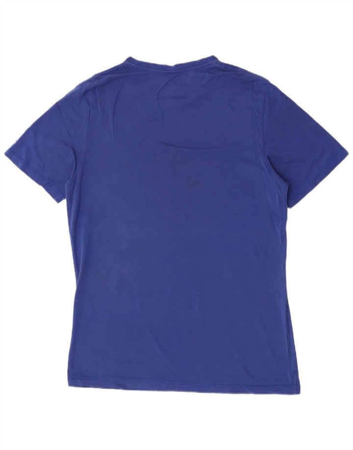 Champion Camiseta Gráfica Para Hombre Top Algodón Azul Medio