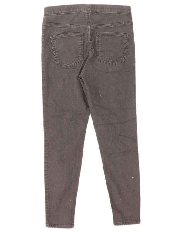 Marks & Spencer Jeans Jegging para Mujer UK 10 Small W30 L27 Algodón Gris
