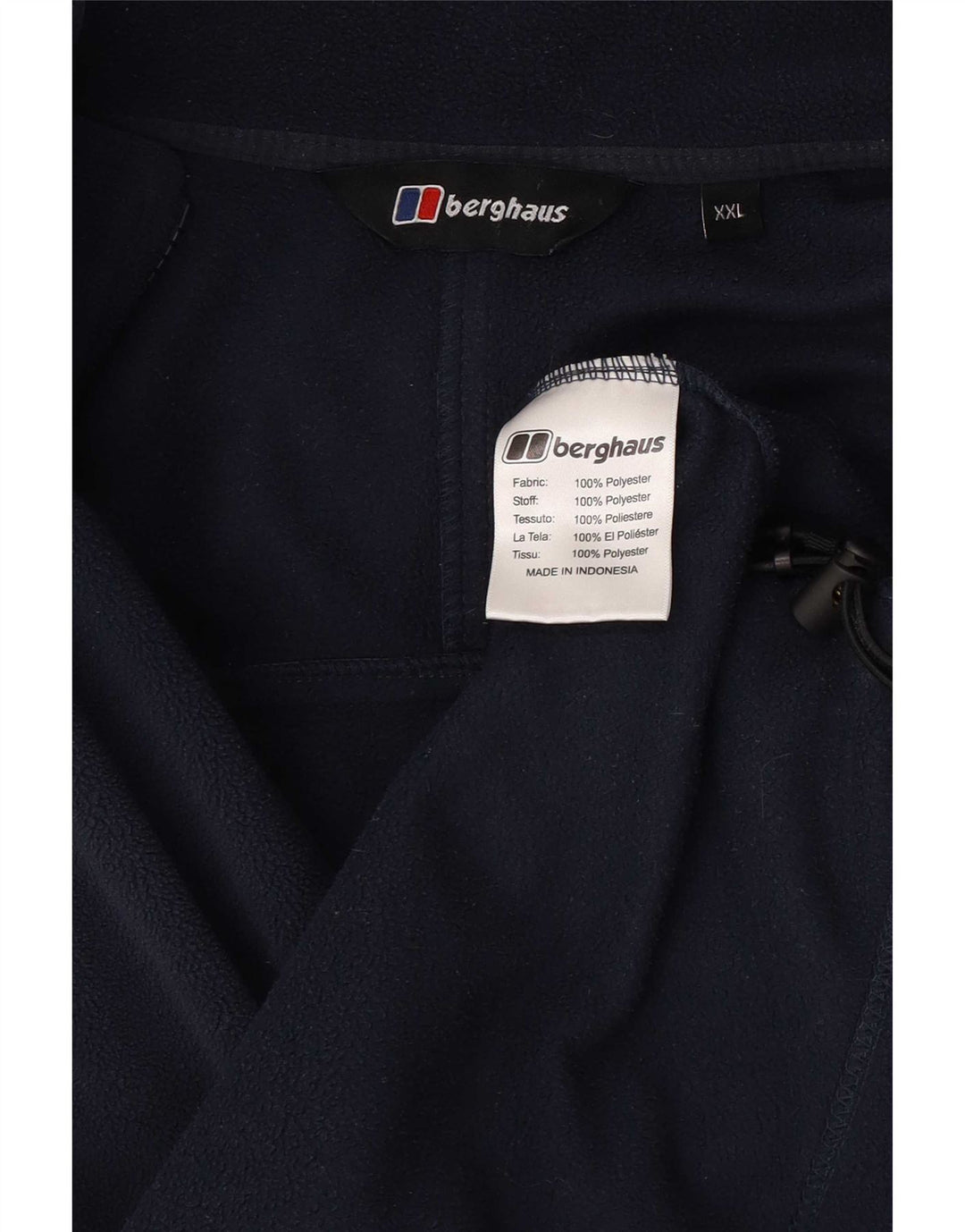 Berghaus Chaqueta polar con forro para hombre UK 44 2XL Azul marino Poliéster