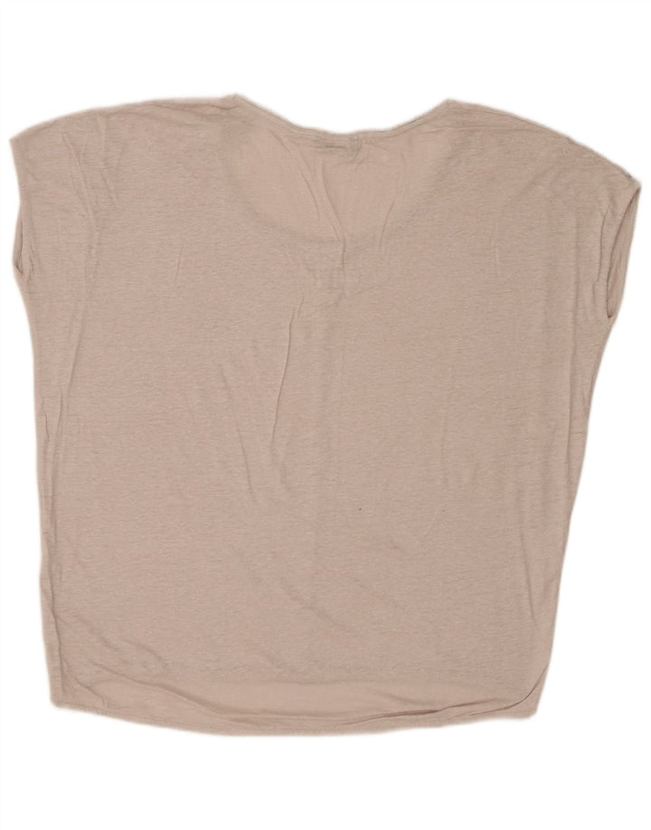 Massimo Dutti Blusa Extragrande Mujer UK 44 Medio Beige