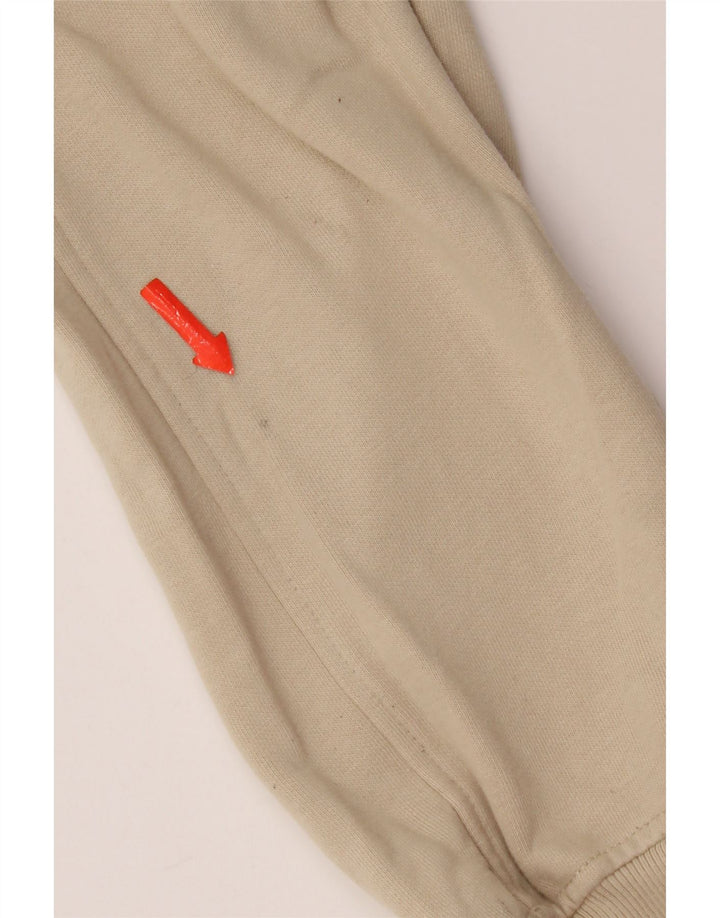 Marks & Spencer Hombre Sudadera Gráfica Jersey De Algodón Beige Medio
