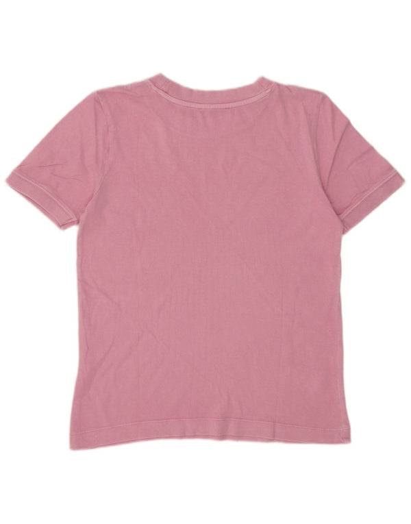 Zara Mujer Camiseta Top UK 10 Small Rosa