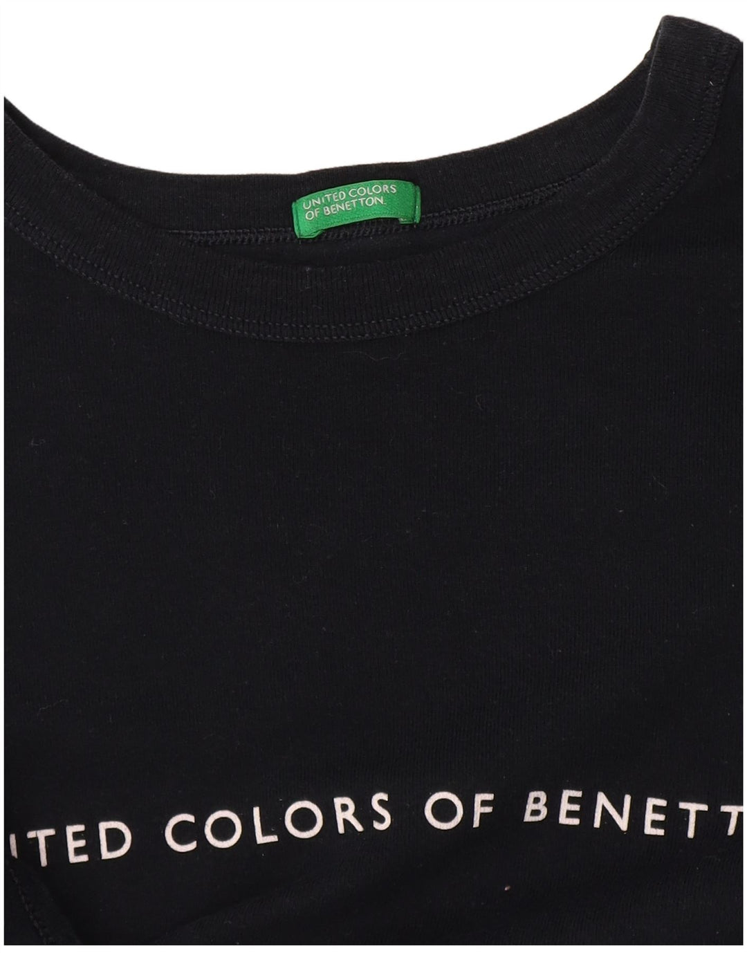 Benetton Camiseta Estampada para Mujer ES 44 Medio Azul Marino
