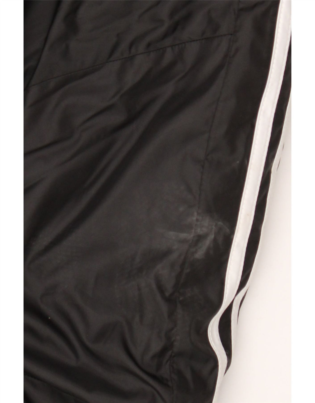 Adidas Chaqueta cortavientos con capucha para hombre UK 44 2XL Poliéster negro