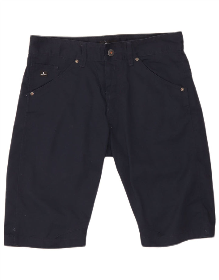 Jack & Jones Mens Casual Shorts Medium W32 Azul Marino Poliéster
