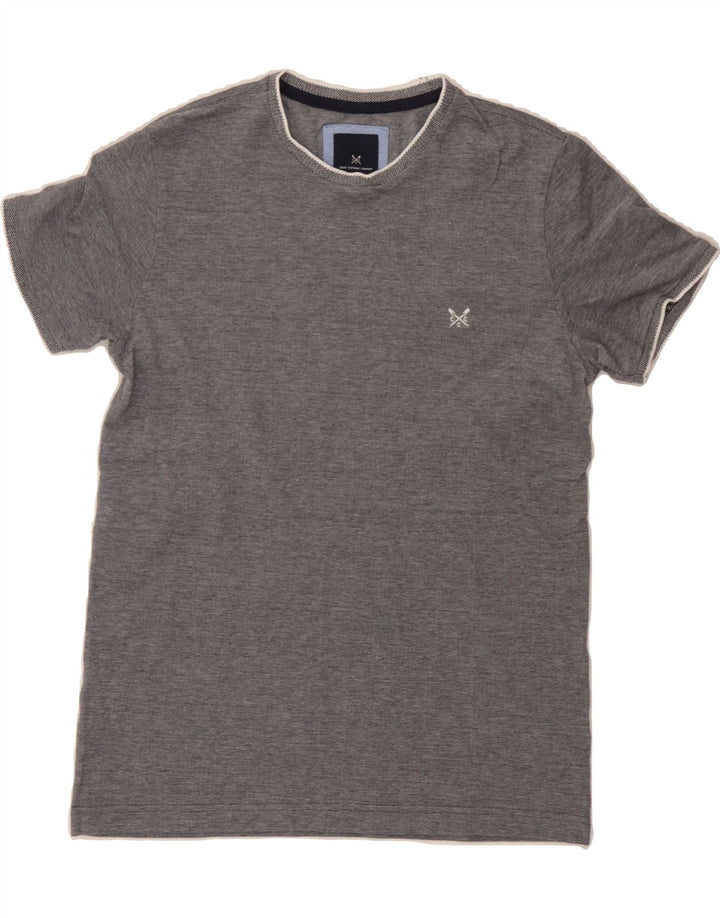 CREW CLOTHING Mens T-Shirt Top Medium Grey Cotton Vintage Crew Clothing and Second-Hand Crew Clothing from Messina Hembry 