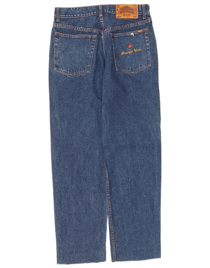 Vaqueros Rectos Mujer Mash W34 L31 Algodón Azul