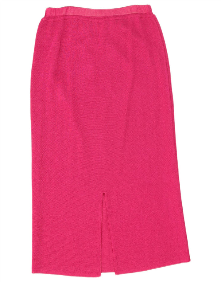 FRANCESCA Falda Midi Mujer Mediana W28 Viscosa Rosa