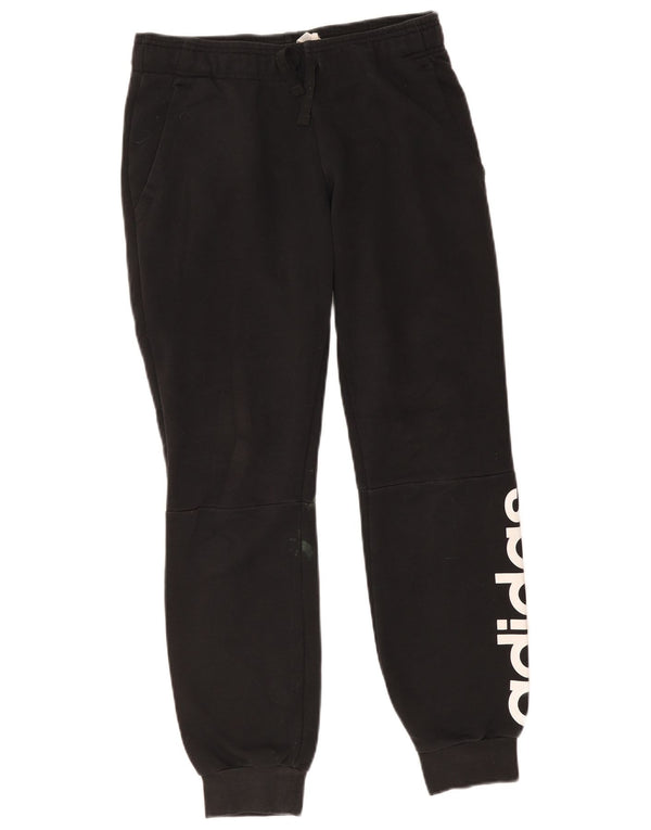 Adidas Pantalones de chándal gráficos para mujer Joggers UK 8/10 Small Black Sports