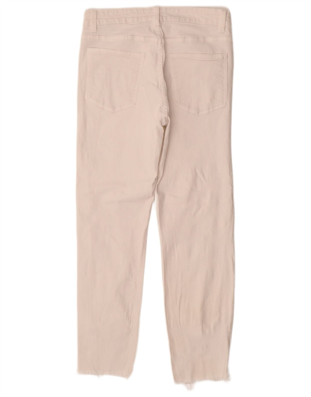 ZARA Vaqueros Slim para Hombre EU 42 Large W32 L28 Algodón Blanco