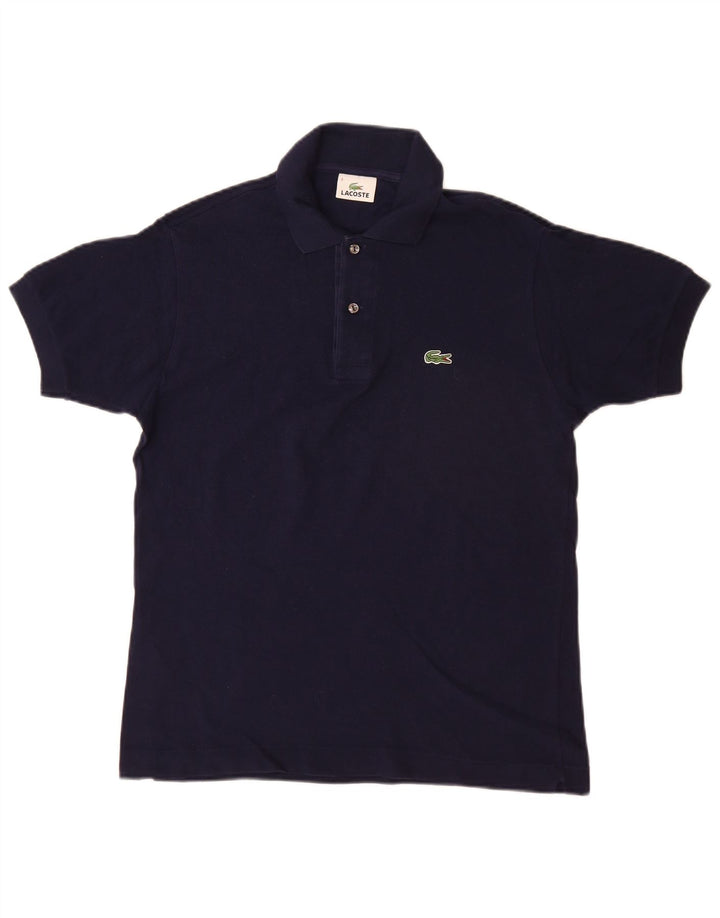 LACOSTE Polo para hombre talla 3 pequeño algodón azul marino