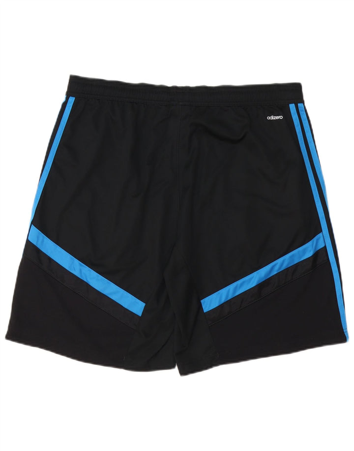 Adidas Mens Climacool Sport Shorts Grande Negro Colorblock Poliéster