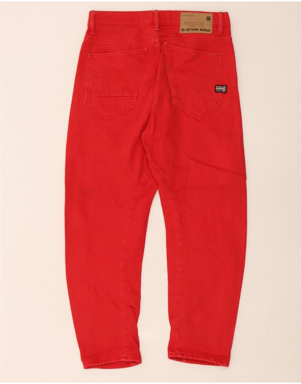 Vaqueros recortados con arco 3D para hombre G-Star W25 L25 Algodón rojo