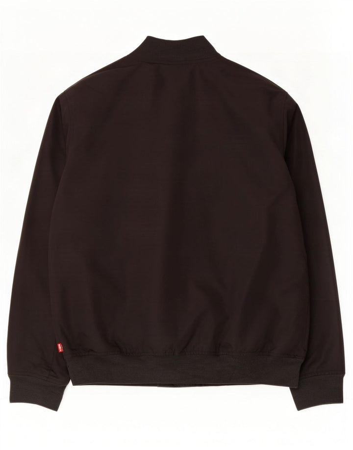 Levi's Chaqueta bomber para hombre UK 40 Grande Poliéster negro