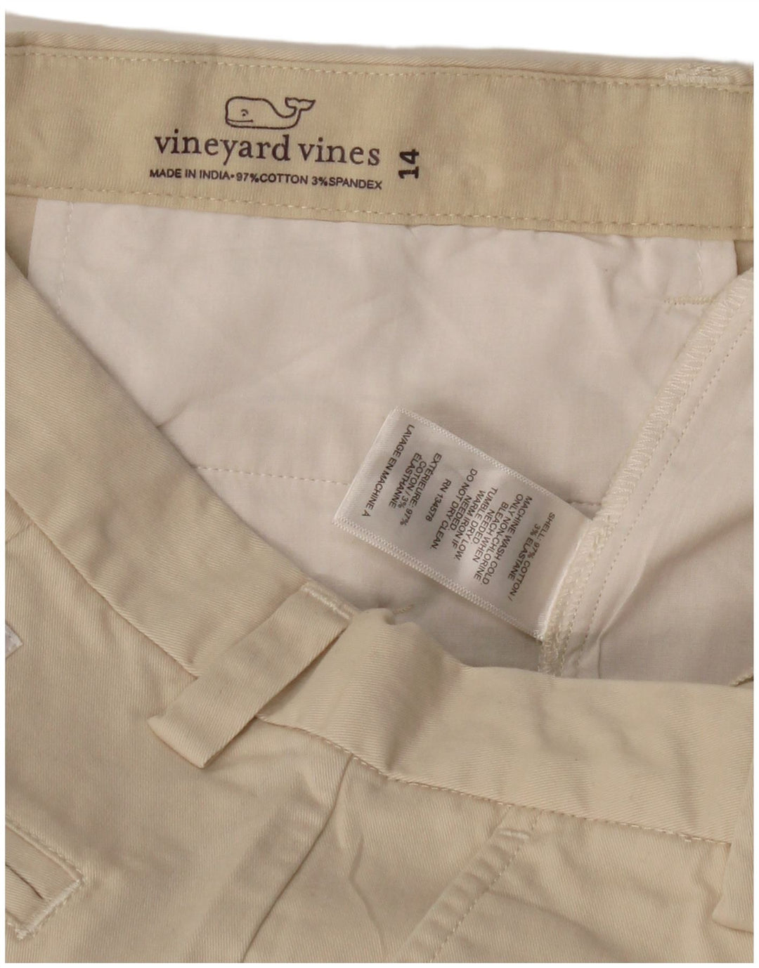 Pantalones cortos chinos para niños 13-14 años W28