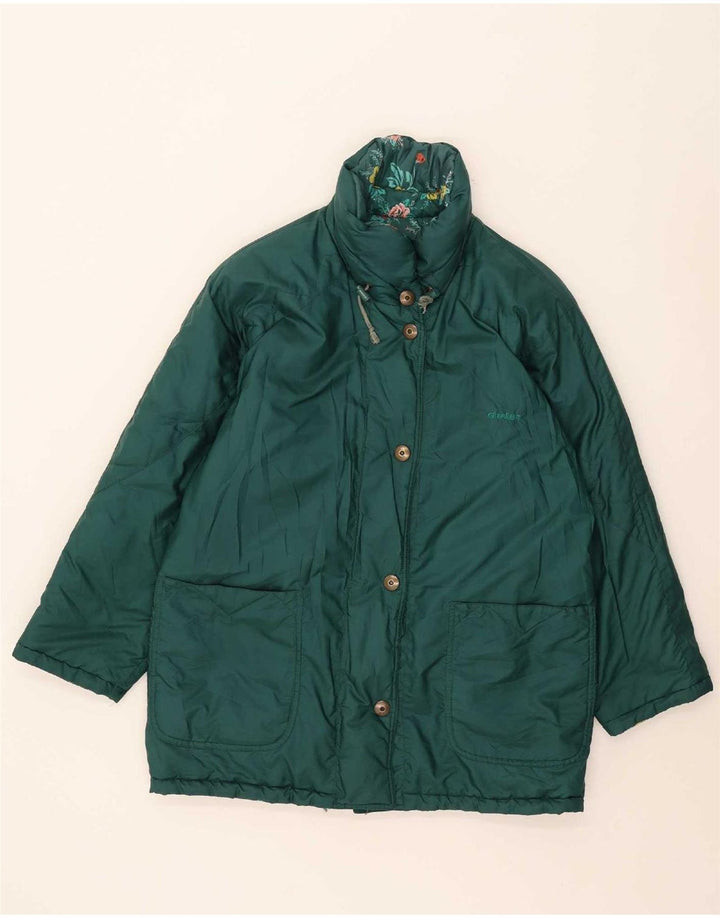 Stratos Chaqueta de esquí reversible para mujer EU 44 XL Poliéster floral verde