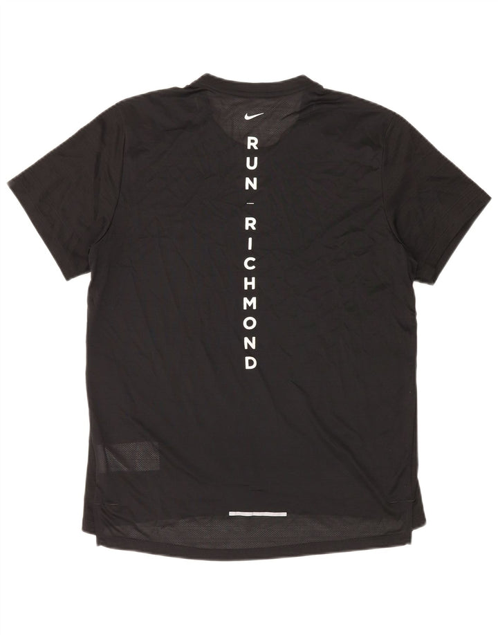 NIKE Camiseta Dri Fit Graphic para Mujer Top Mediano Poliéster Negro