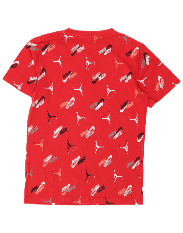 Jordan Camiseta gráfica regular para niños 12-13 años Grande Rojo