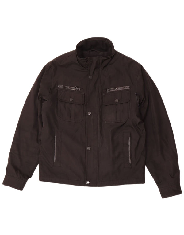 Michael Kors Chaqueta utilitaria para hombre UK 38 Mediana Poliéster negro