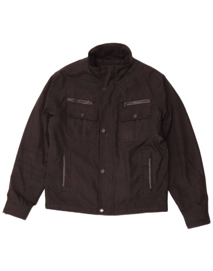 Michael Kors Chaqueta utilitaria para hombre UK 38 Mediana Poliéster negro