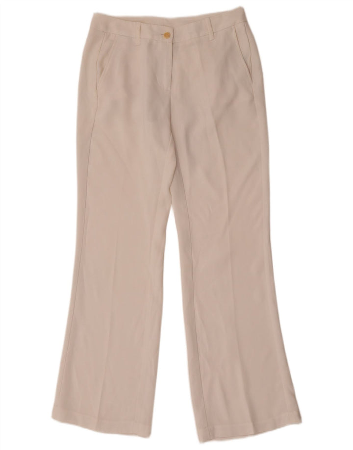 Benetton Pantalón Chino Bootcut W28 L30 Blanco