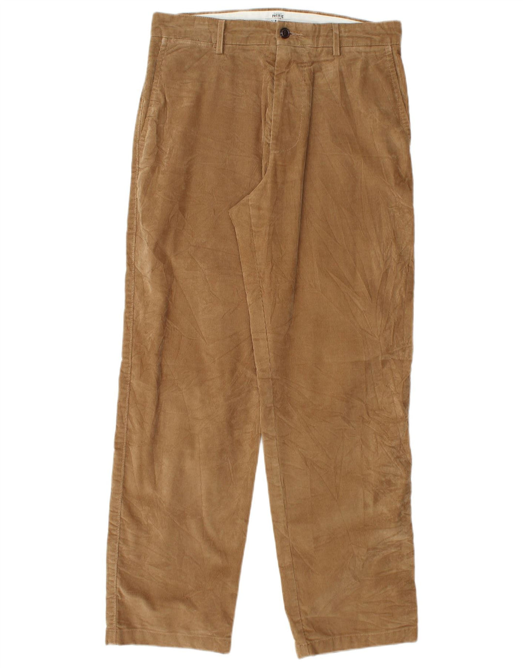 DOCKERS Pantalón recto de pana para hombre W30 L30 Algodón beige