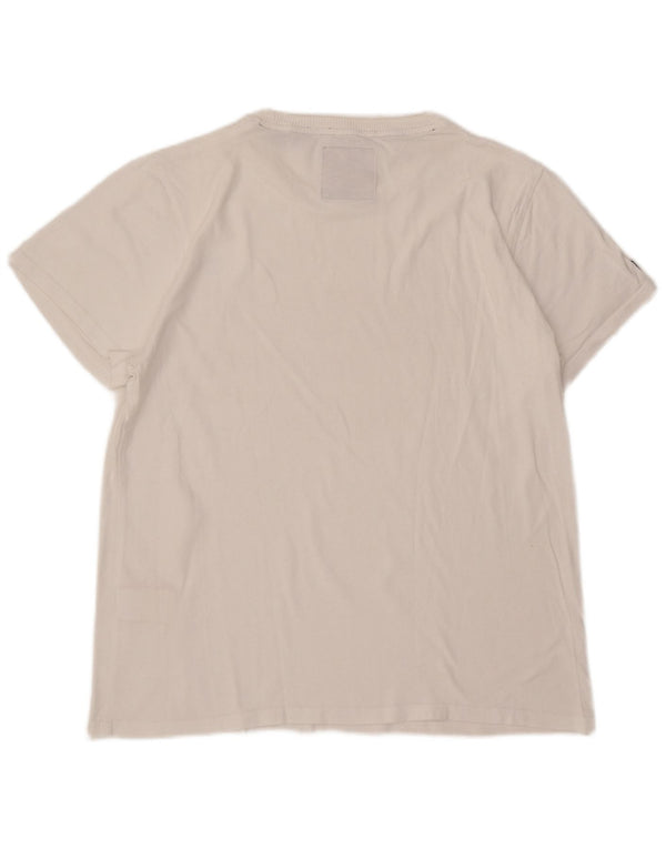 Superdry Camiseta gráfica para hombre Top 2XL Algodón blanco