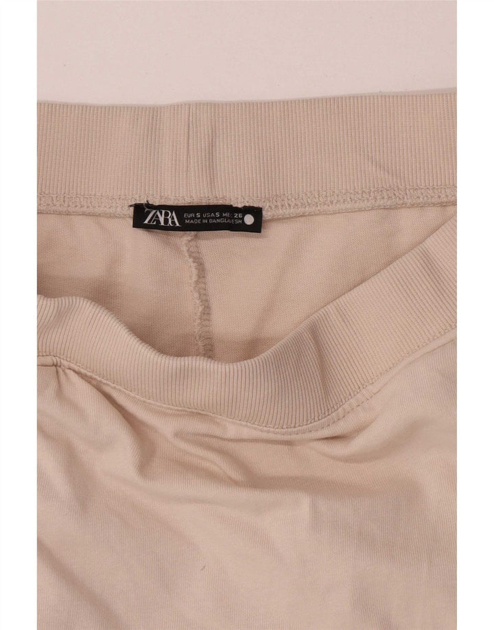 Zara Mujer Regular Maxi Falda Pequeña W26 Beige