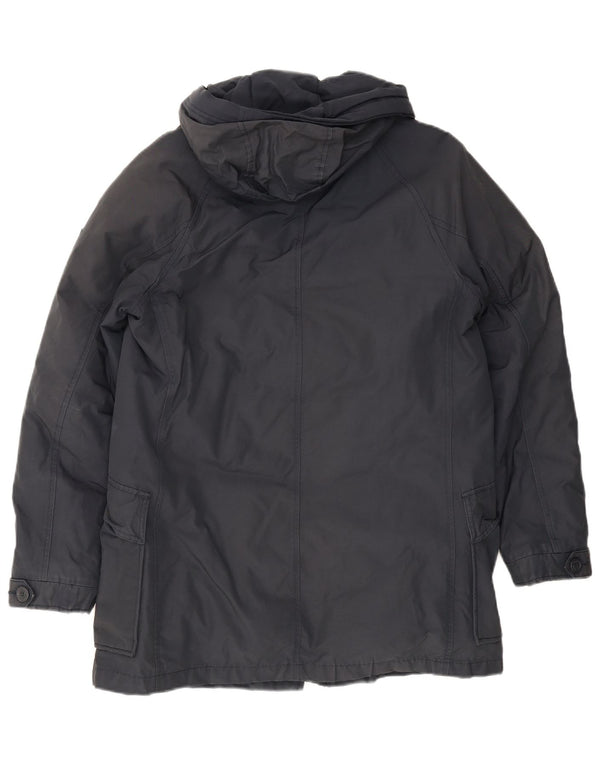 Woolrich Parka con capucha para hombre UK 36 Small Azul marino