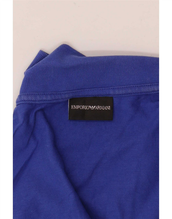 Polo Emporio Armani Hombre Azul Medio