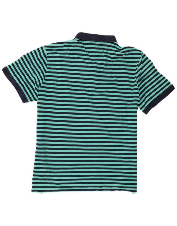 Crew Clothing Polo para hombre 2XL Algodón a rayas azul marino