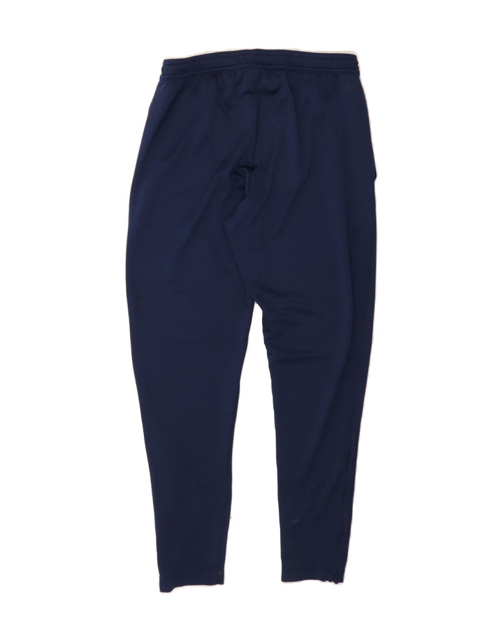 ADIDAS Womens Tracksuit Trousers UK 14 Large Navy Blue Polyester Vintage Adidas and Second-Hand Adidas from Messina Hembry 