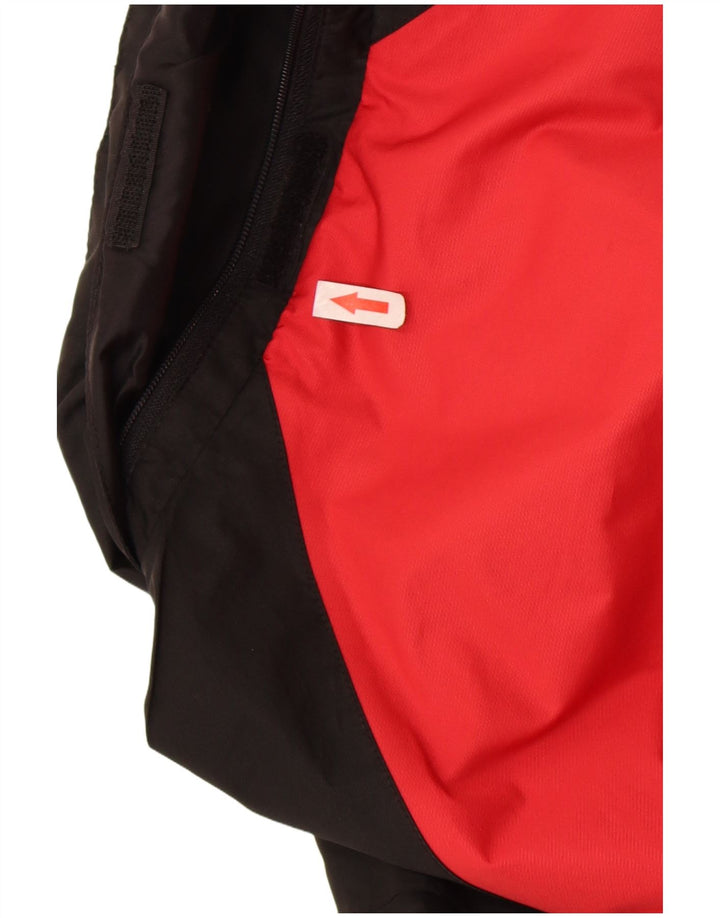 Iguana Chaqueta impermeable para hombre UK 46 3XL Rojo Colorblock Poliéster