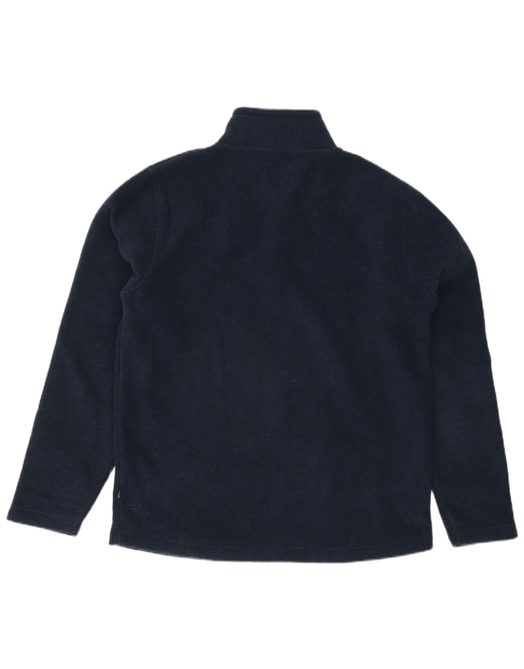 Weird Fish - Sudadera con cuello y cremallera para hombre, talla grande, poliéster, color azul marino