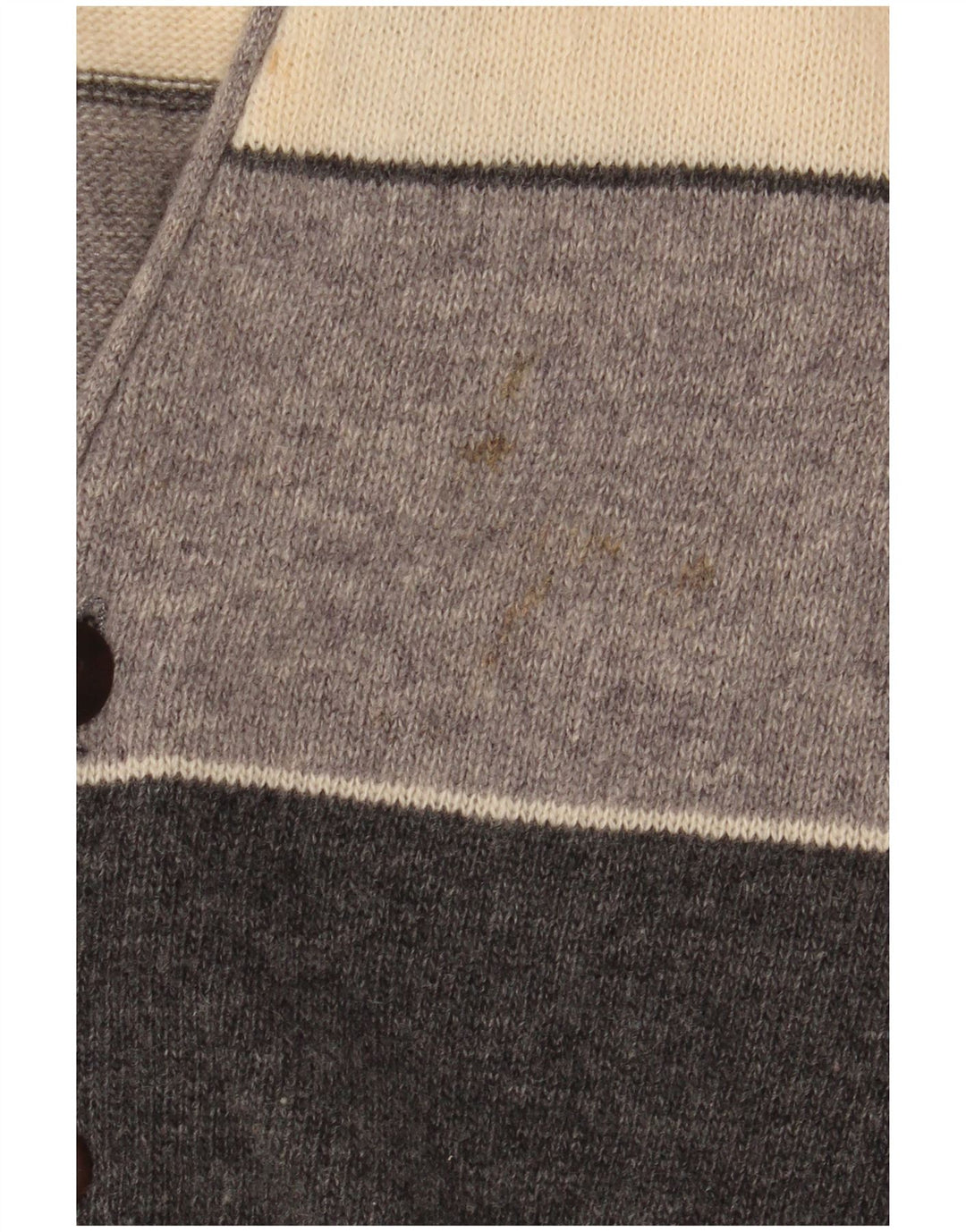 Brian Scott Cárdigan holgado para hombre IT 50 gris medio a rayas