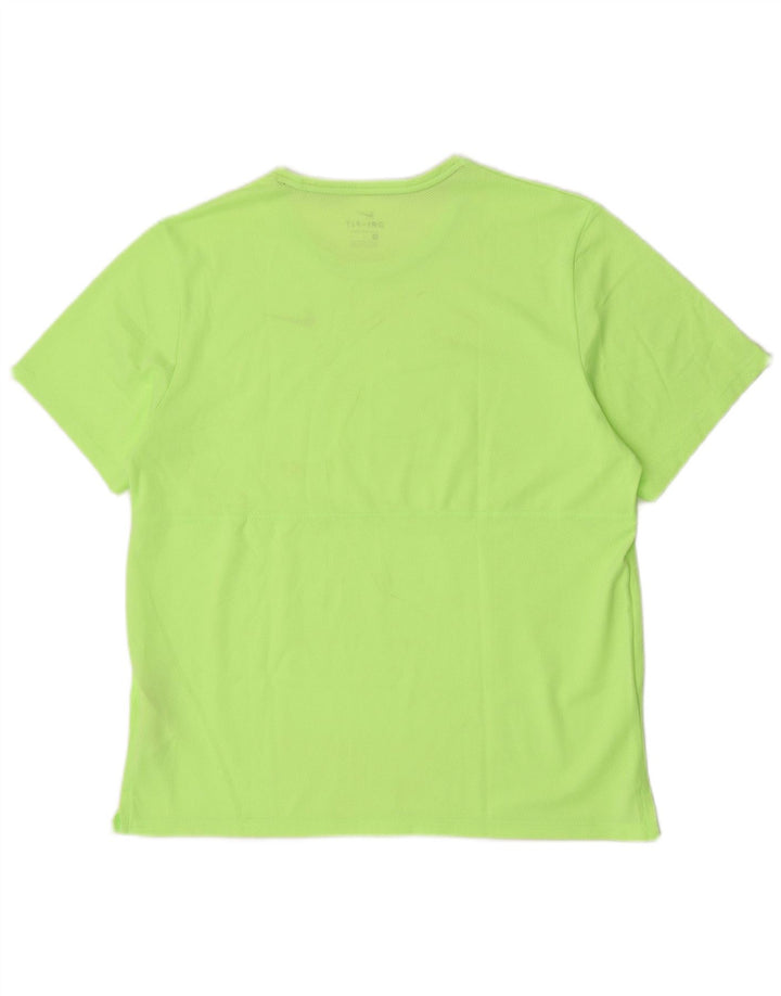 Nike - Camiseta para correr Dri Fit para hombre, poliéster verde grande