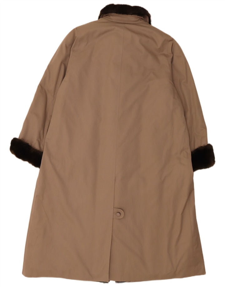 Abrigo Valmeline para mujer UK 20 2XL Marrón Poliéster