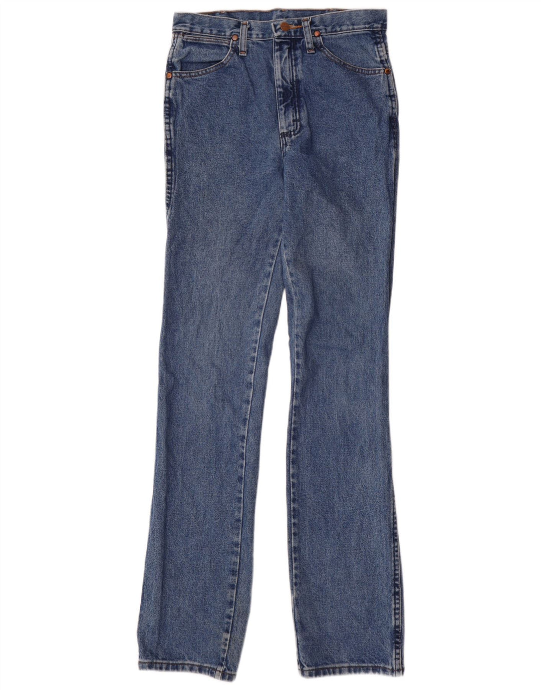 Vaqueros Wrangler Mujer Rectos W29 L36 Algodón Azul